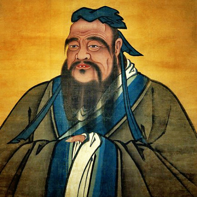 曲阜孔子画像