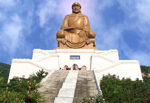 石岛赤山大佛是谁图片